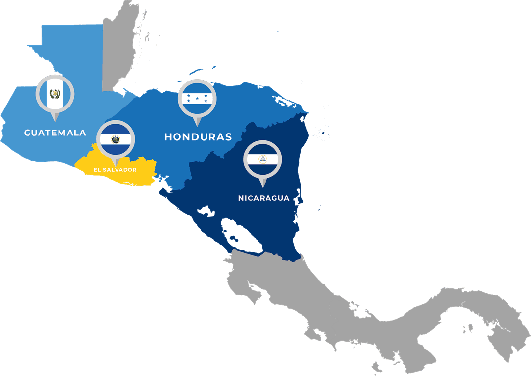 Mapa de Centroamérica